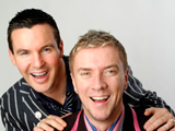 Colin & Justin sign for 'I'm A Celeb'