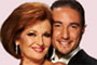 Stephanie Beacham dancing with Vincent Simone