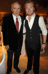 Dennis Hopper and Ronan Keating at Alfred Dunhill Links Championship gala dinner, St Andrews, Scotland, on Oct 6