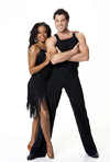 Melanie Brown (aka Mel B.) and Maksim Chmerkovskiy at  'Dancing With The Stars' Season 5 contestants, on Sept 27