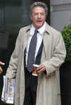 Dustin Hoffman on the set of 'Last Chance Harvey'. on Oct 9