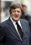 Stephen Fry Ned Sherrin's Funeral at Chelsea Old Church, Chelsea, London, on Oct 9
