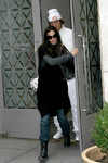 Ashton Kutcher, Demi Moore leaving the Kabbalah Temple, New York, on Oct 13