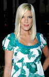 Tori Spelling at Shop Til It Stops benefit, Loews Santa Monica Beach Hotel, Santa Monica, Los Angeles, on Oct 13