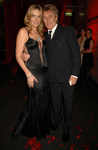 Penny Lancaster and Rod Stewart at Cartier New Bond Street Store Re-Opening Dinner at The Natural History Museum, London, on Oct 17