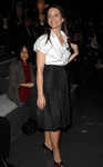 Kristin Davis at Boss Black Spring / Summer 2008 Fashion Show, Cunard Building, New York, on Oct 17