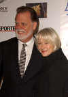 Taylor Hackford and Helen Mirren at  The third annual 'A Fine Romance' benefit for the Motion Picture and Television Fund, Sony Studios, Culver City, Los Angeles on Oct 20