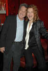 Dustin Hoffman and Sandra Bernhard at Lisa Hoffman Launch party for bath and gel collection at Harvey Nichols 5th Floor Bar in Aid of the Rainforest Foundation, Harvey Nichols, London, on Oct 23