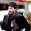 Keanu Reeves has lunch with a friend at Patis in New York, on Oct 24
