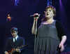 Adele with Mark Ronson  at BBC Electric Proms, Camden Roundhouse, London, on Oct 24