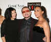Ali Hewson, Bono and Alicia Keys at 4th annual 'Black Ball' concert, Hammerstein Ballroom, New York, on Oct 25