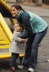 Jennifer Garner and Violet Affleck out and about, New York, on Oct 26