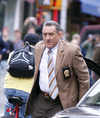 Robert De Niro at 'Righteous Kill' film set, New York, on Oct 25