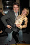 John Barrowman and Elaine Page at 'Hairspray' musical press night afterparty, London, on Oct 30