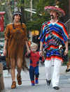 Liv Tyler and family dress up for Halloween, New York, on Oct 31