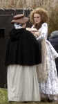 Keira Knightley at filming 'The Duchess' in Norfolk on Nov 02