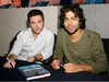 Kevin Connolly and Adrian Grenier at 'Entourage: A Lifestyle is a Terrible Thing to Waste' book signing, New York, on Nov 05