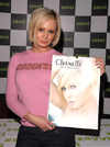 Chanelle Hayes signing her 2008 calendar at Zavvi, Milton Keynes, on Nov 09 