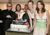 Elton John, Eva Herzigova, Elizabeth Hurley at the grand Opening of the Chopard Flagship Boutique, New York, on Nov 12