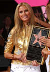 Heidi Klum and Victoria's Secret receiving a Star on the Hollywood Walk Of Fame to Celebrate Their 25th Anniversary, Los Angeles, on NOv 13
