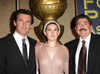 Josh Brolin and Rumer Willis with HFPA President Jorge Camara at Hollywood Foreign Press Association Announces The 2008 Cecil B. DeMille Honoree and Miss Golden Globe, Los Angeles, on Nov 14