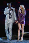 Heidi Klum and Seal performing at 12th Annual Victoria's Secret Fashion Show, Kodak Theatre, Los Angeles, on Nov 15