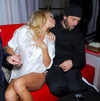 Pamela Anderson and Rick Salomon at Planet Hollywood Resort and Casino celebrating the Grand Opening, Las Vegas, on Nov 16