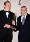 Al Gore and Robert De Niro at 35th International Emmy Awards Gala, New York, on Nov 19