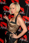Chanelle Hayes launching fragrance Mwah at the Embassy Club, London, on Nov 20.