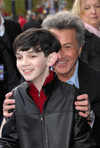 Zach Mills and Dustin Hoffman at 'Mr Magorium's Wonder Emporium' European film premiere, London, on Nov 25