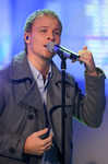 Brian Littrell of the Backstreet Boys performing at 