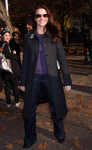 Kristin Davis at Writers Guild Rally in New York, on Nov 27