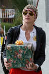 Sharon Stone shopping in West Hollywood, Los Angeles, on NOv 28