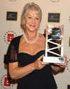 Helen Mirren with the prestigious Virgin Atlantic Special Award at The Visit London Awards, Recognising and Rewarding Excellence in London Tourism, indigo2, The O2, Greenwich, London, on Nov 29