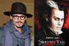 Johnny Depp, and Tim Burton at 'Sweeney Todd' private film screening, New York, on Dec 02