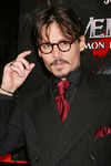 Johnny Depp at 'Sweeney Todd : The Demon Barber of Fleet Street' film premiere, New York, on Dec 03
