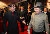 Keith Richards and Johnny Depp at 'Sweeney Todd : The Demon Barber of Fleet Street' film premiere, New York, on Dec 03