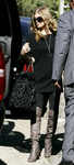 Fergie leaving her home and heading for the recording studio, Brentwood, California, on Dec 04