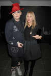 Boy George and Rosanna Arquette at DKNY Launch Party for Delicious Night Perfume, The Serpentine Gallery, London, on Dec 13