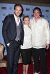 Ryan Reynolds, Hayden Panettiere and Quentin Tarantino at The 2008 Golden Globe Awards Nominations Announcement, Beverly Hills, on Dec 13 