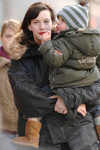Liv Tyler and her son in Greenwich Village, New York, on Dec 15