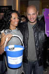 Melanie Brown and Stephen Belafonte at Spice up your Christmas at Selfridges, Chirstmas Charity Singalong, Selfridges, London, on Dec 17