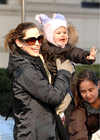Jennifer Garner and her daughter Violet Anne go for a stroll in Central Park, New York, on Dec 18