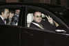 Bono at the Elysee Palace to discuss ways of improving delivery of humanitarian aid to Africa, Paris, on Jan 08