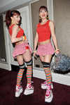 Cheeky Girls at Mad Hatter's Tea Party, London Taxidrivers' Fund For Underprivileged Children Charity Party, Grosvenor House Hotel, London, on Jan 20