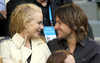 Nicole Kidman and Keith Urban at the Australian Open in Melbourne, on Jan 21