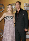 Kate Hudson and Matthew McConaughey at 14th Annual Screen Actors Guild Awards, Press Room, Shrine Auditorium, Los Angeles, on Jan 27
