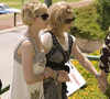 Michelle Williams and Kate Ledger at Memorial service for Heath Ledger, Perth, Australia on Feb 09