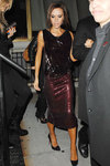 Victoria Beckham leaving a restaurant in Tribeca, New York on Feb 09