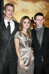 Hayden Christensen, Rachel Bilson and Jamie Bell at 'Jumper' Film Premiere, New York, on Feb 11